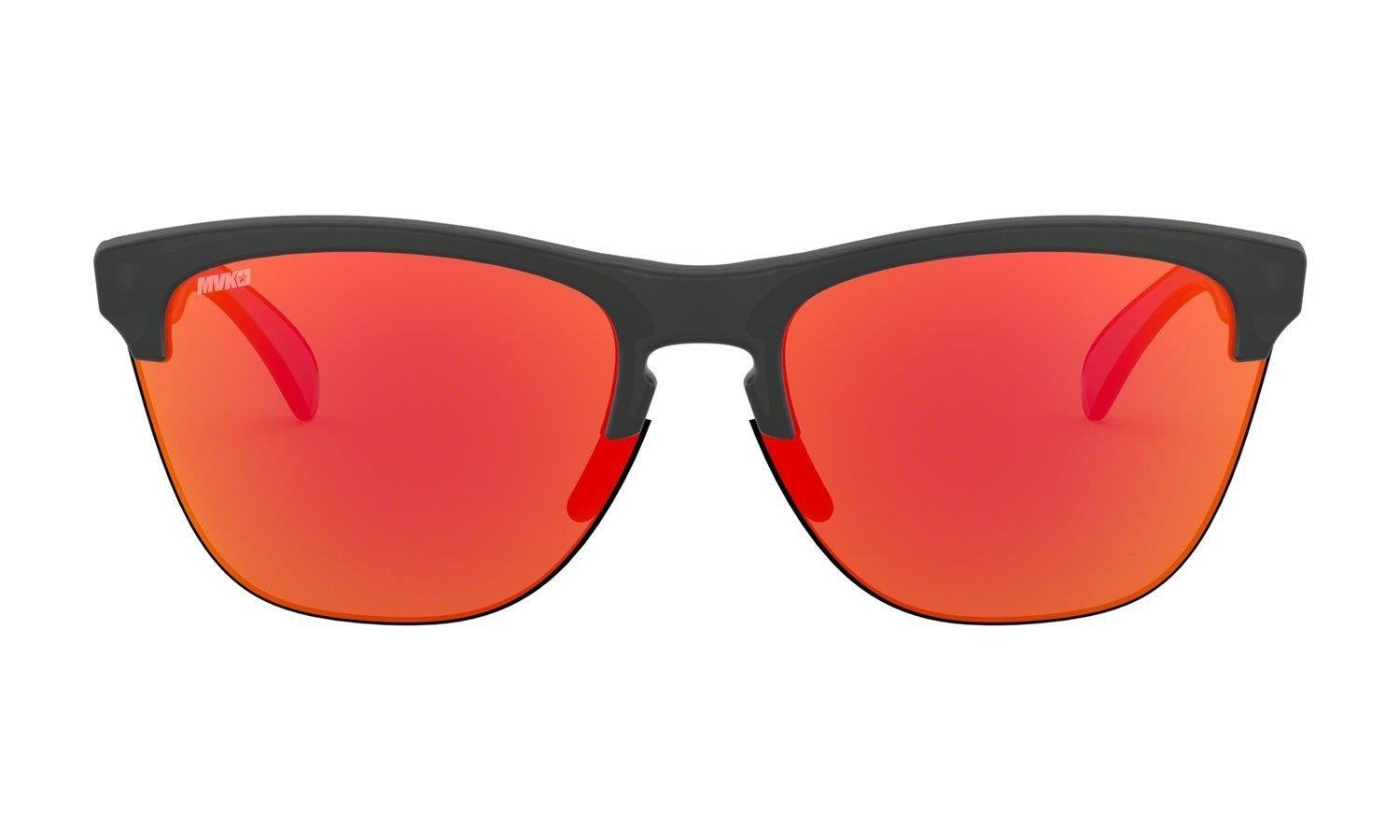 Oakley Okulary przeciwsłoneczne FROGSKINS Lite Maverick Vinales Signature Series Matte Black Ink/Prizm Ruby OO9374-27