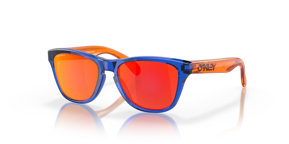 Oakley Sunglasses Junior FROGSKINS XXS Crystal Blue, Prizm Ruby OJ9009-06