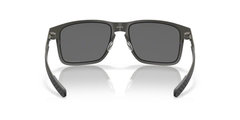 Oakley Sunglasses HOLBROOK™ METAL Matte Gunmetal / Prizm Black Iridium Polarized OO4123-06