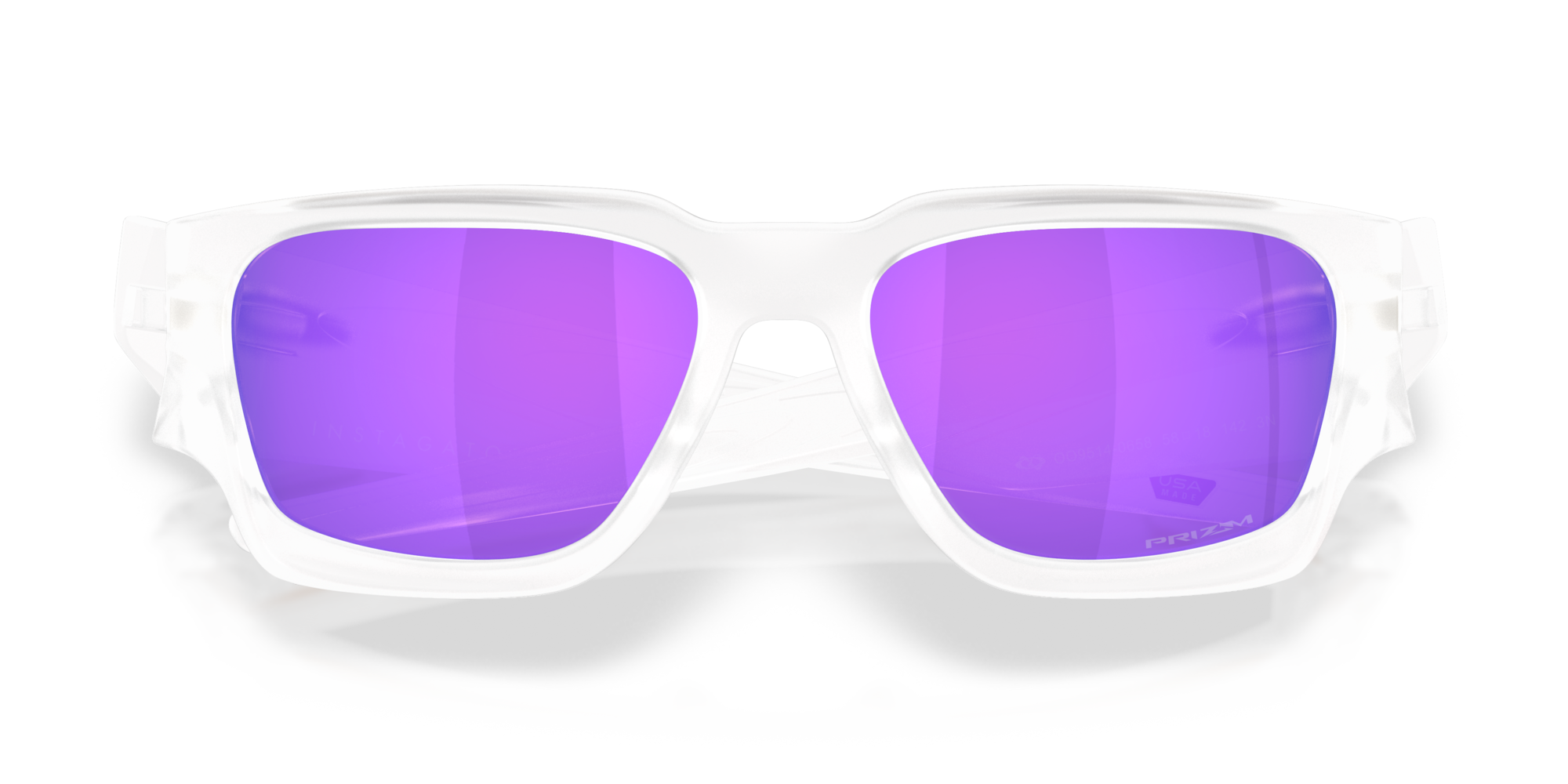 Oakley Okulary przeciwsłoneczne Instagator Matte Clear / Prizm Violet OO9514-06