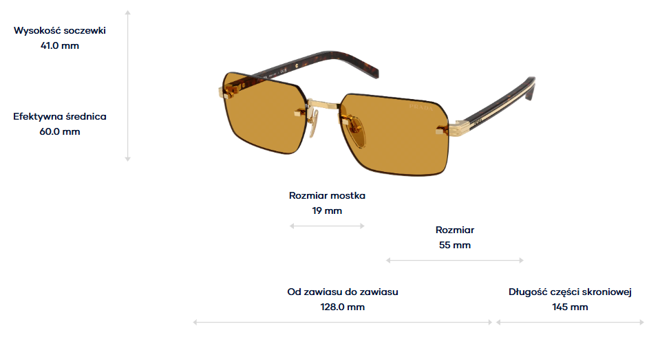 Prada Sunglasses PR D55S-5AK50P