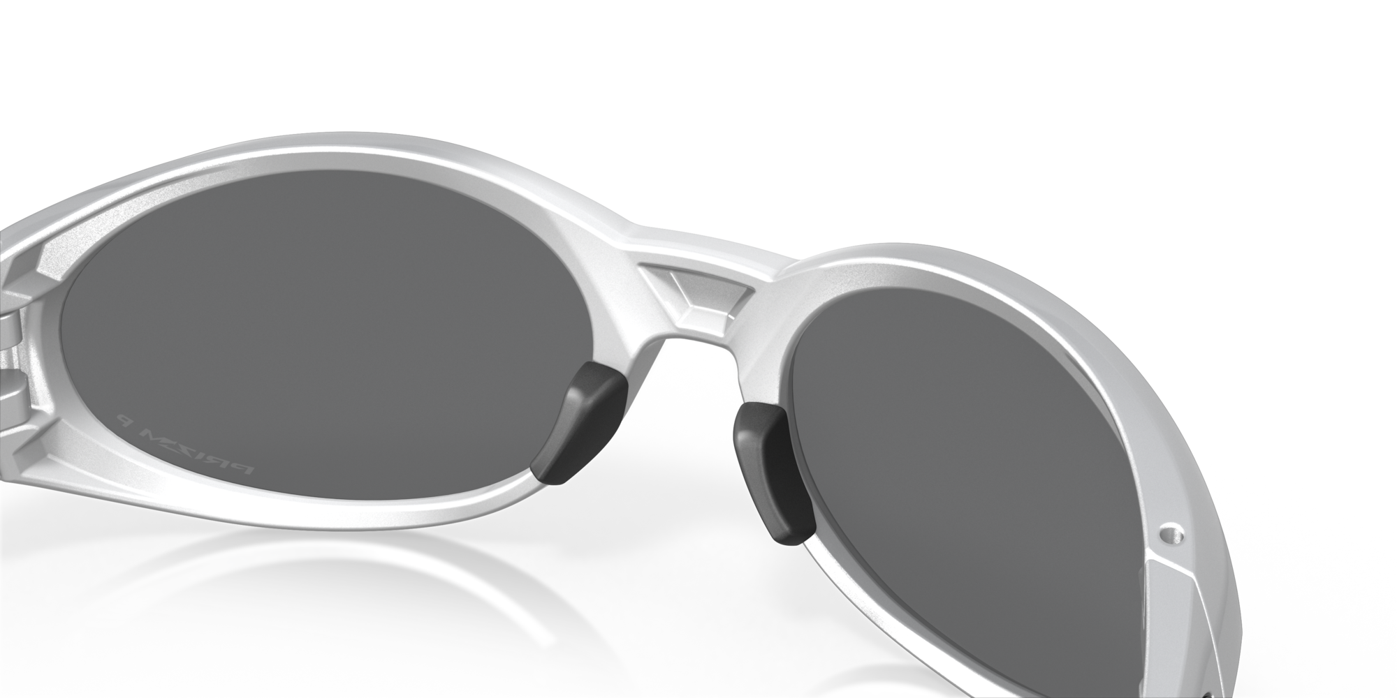 Oakley Sunglasses EYE JACKET REDUX Silver/Prizm Black Polarized OO9438-05