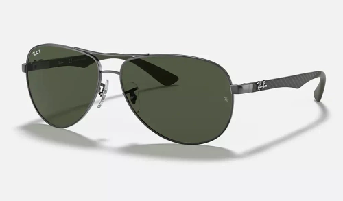 Ray-Ban Okulary przeciwsłoneczne z polaryzacją CARBON FIBRE RB8313 - 004/N5