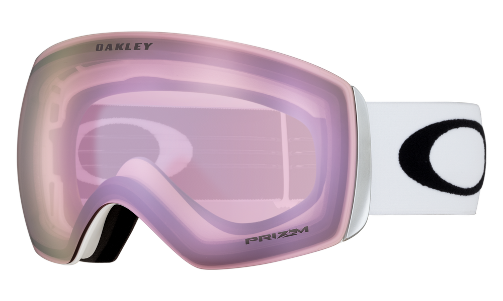 OAKLEY Gogle zimowe FLIGHT DECK L Matte White/Prizm Snow Hight Intensity Pink OO7050-38