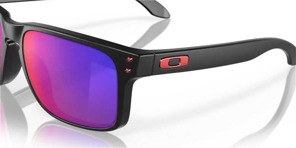 Oakley Okulary Przeciwsłoneczne HOLBROOK Matte Black/Positive Red Iridium OO9102-36
