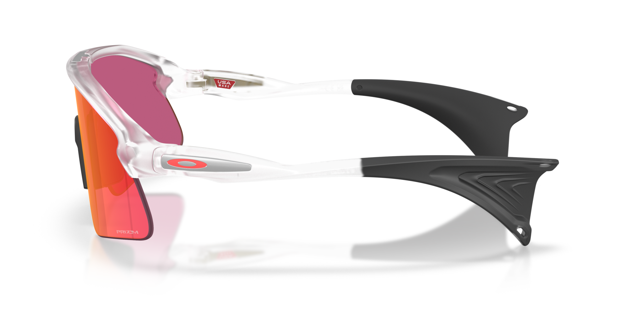 Oakley Okulary przeciwsłoneczne Stunt Devil Matte Clear / Prizm Field OO9517-10