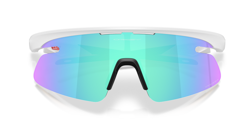 Oakley Okulary przeciwsłoneczne RSLV LITE Matte White / Prizm Sapphire OO9527D-04