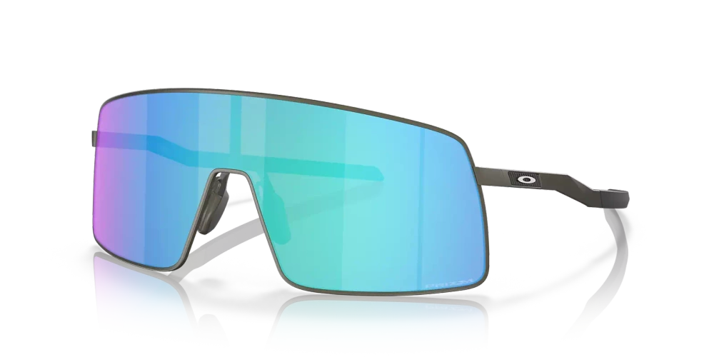 Oakley Okulary przeciwsłoneczne SUTRO TI Satin Lead / Prizm Sapphire OO6013-04