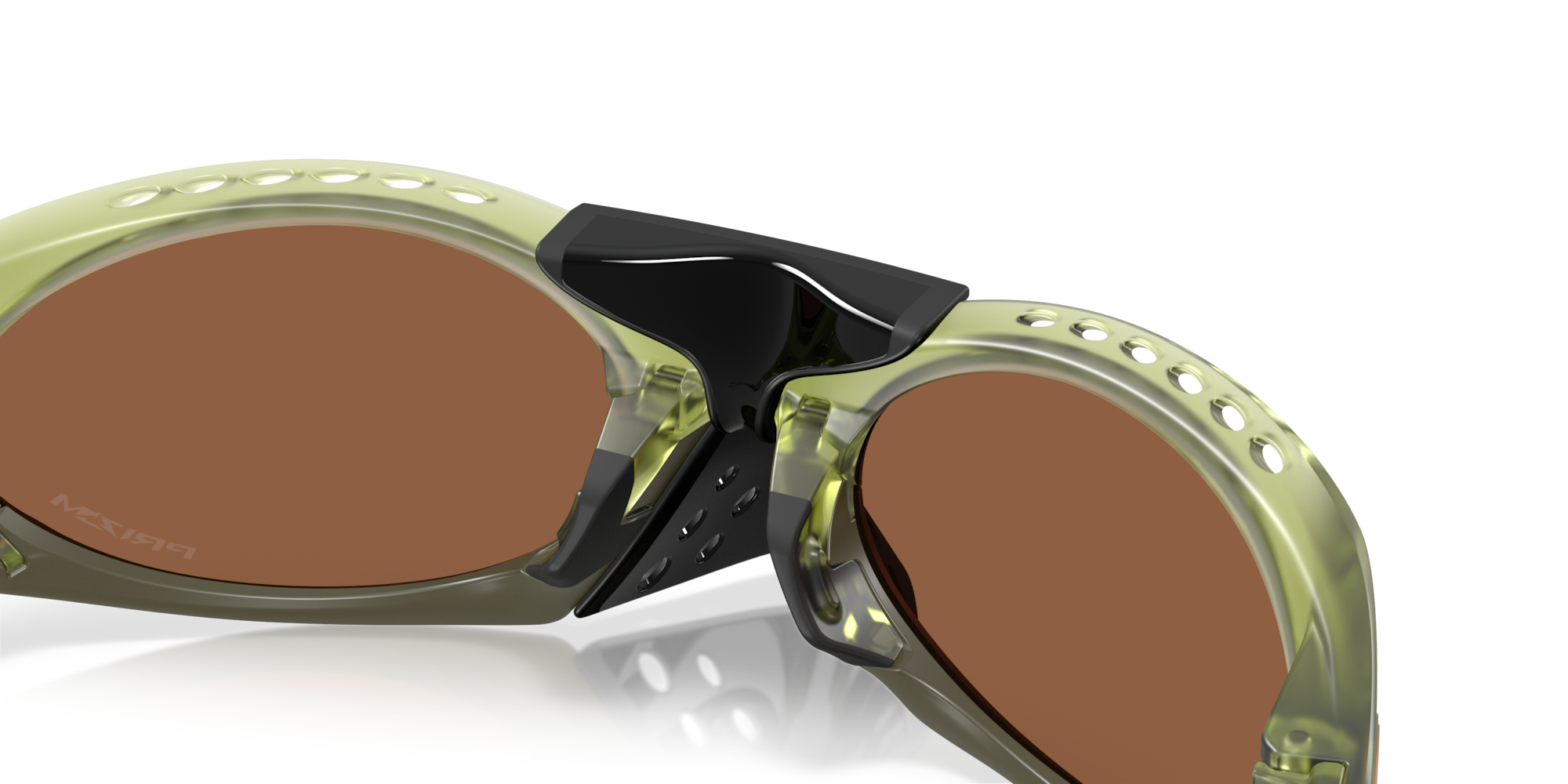 Oakley Okulary przeciwsłoneczne Matte Transparent Fern / Prizm Tungsten PLANTARIS OO9437-03