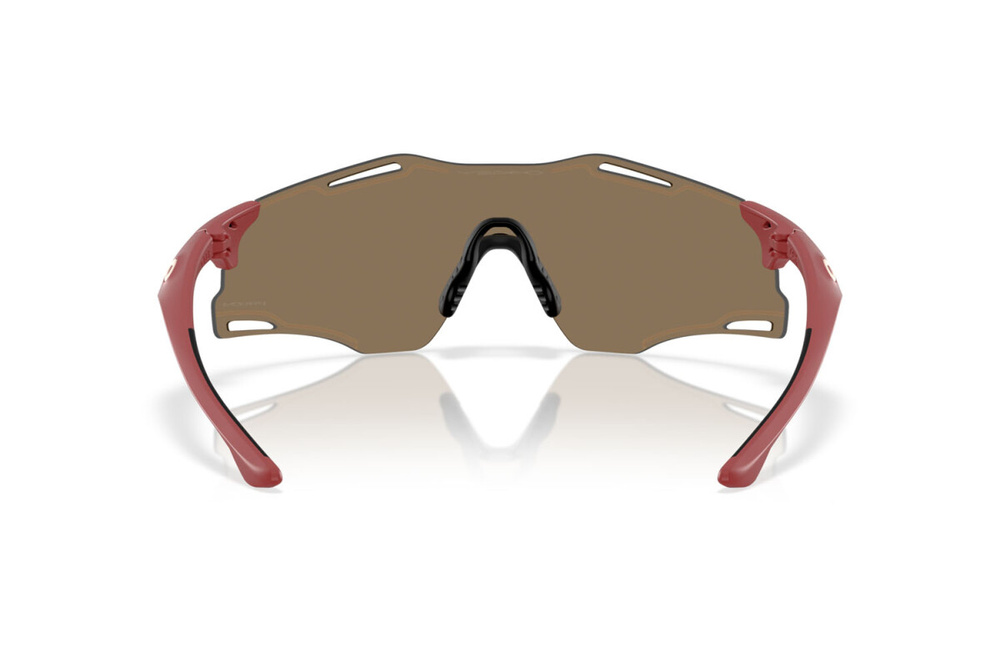 Oakley Okulary przeciwsłoneczne CYBR ZERO Matte Iron Red / Prizm 24k OO9512D-03
