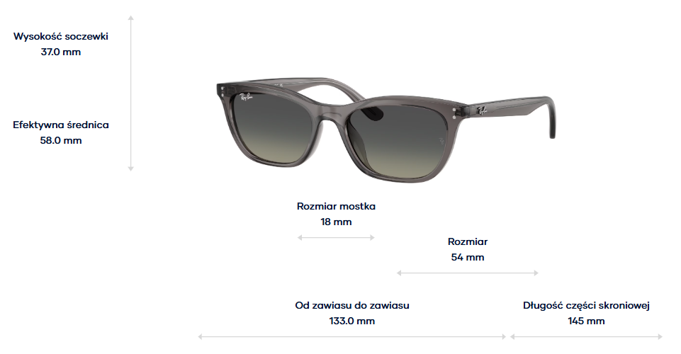 Ray-Ban Okulary przeciwsłoneczne RB4474D-667511