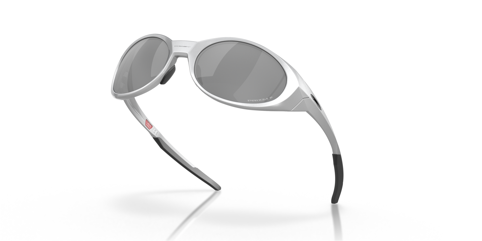 Oakley Sunglasses EYE JACKET REDUX Silver/Prizm Black Polarized OO9438-05