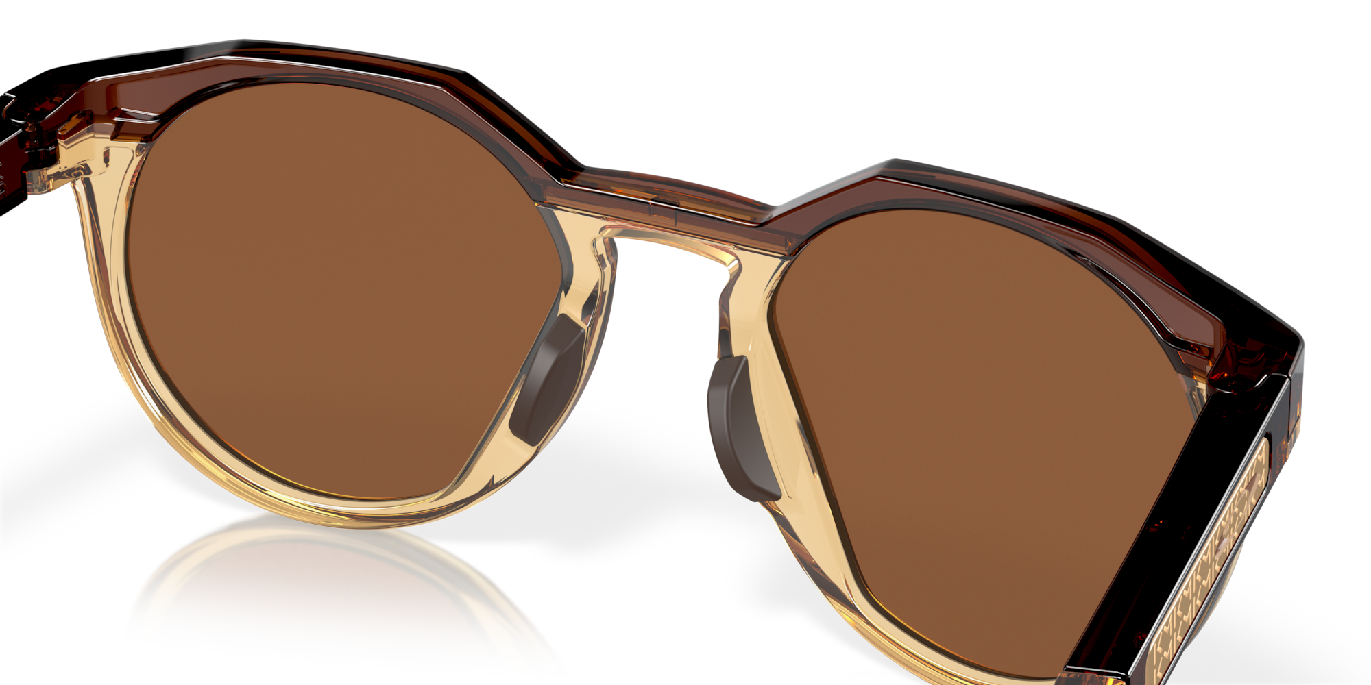 Oakley Sunglasses Kylian Mbappé Signature Series HSTN Dark Amber Light Curry/Prizm Tungsten OO9242-07