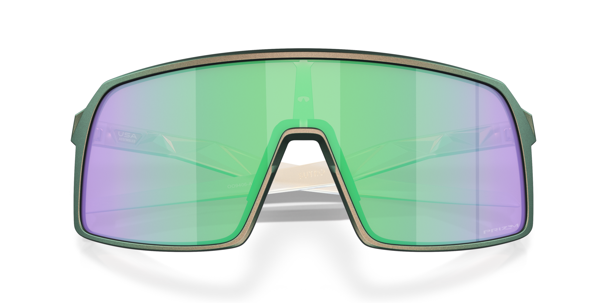 Oakley Sunglasses SUTRO Matte Silver Green/Prizm Road Jade OO9406-A2