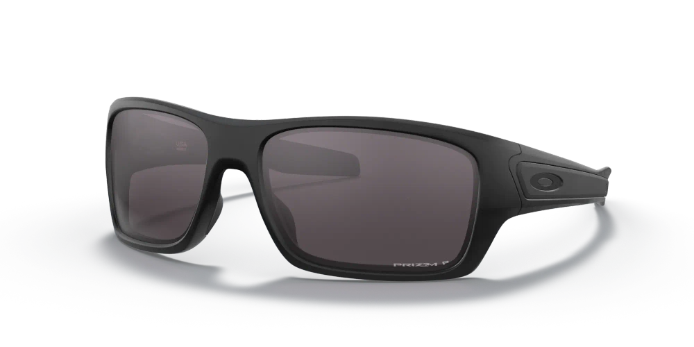 OAKLEY Sunglasses TURBINE Matte Black/Prizm Grey Polarized OO9263-62