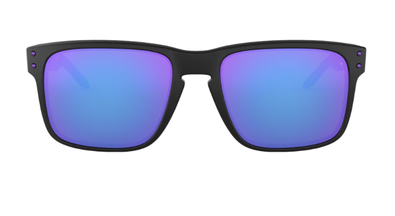 Oakley Sunglasses  JULIAN WILSON SIGNATURE SERIES HOLBROOK Matte Black/Violet Iridium OO9102-26