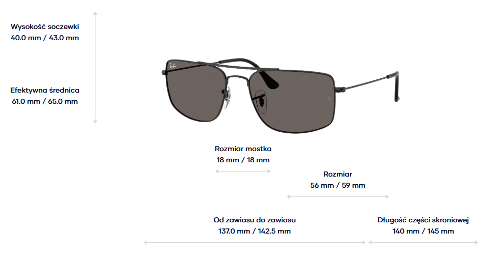 Ray-Ban Okulary przeciwsłoneczne EXPLORER 3 RB3779-002/B1