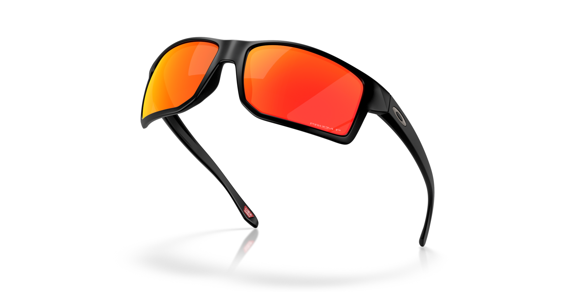 Oakley Okulary przeciwsłoneczne GIBSTON XL Matte Black / Prizm Ruby Polarized OO9470-06