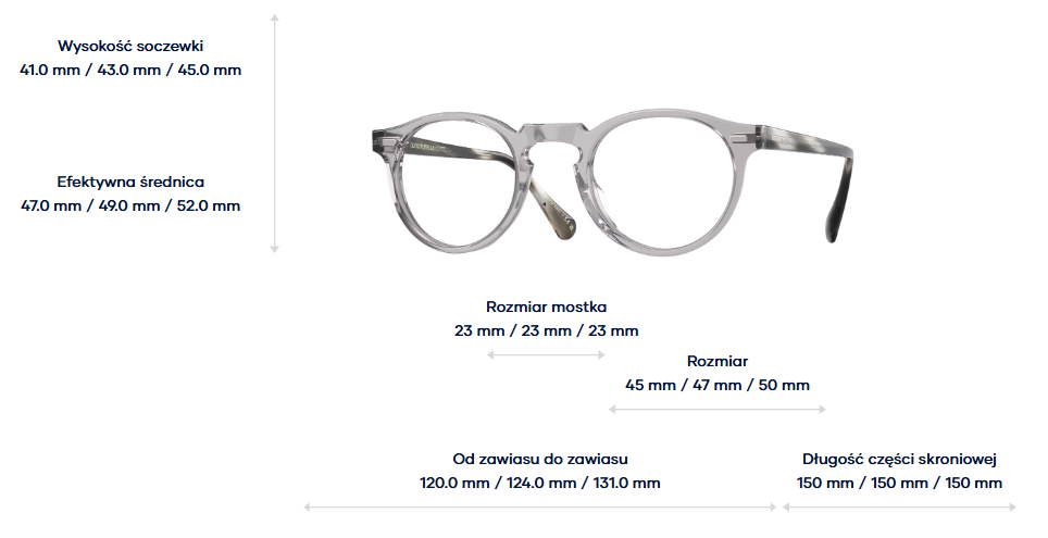 OLIVER PEOPLES Optical frame GREGORY PECK OV5186-1484