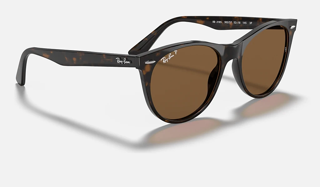 Ray-Ban Okulary przeciwsłoneczne z polaryzacją WAYFARER II RB2185-902/57