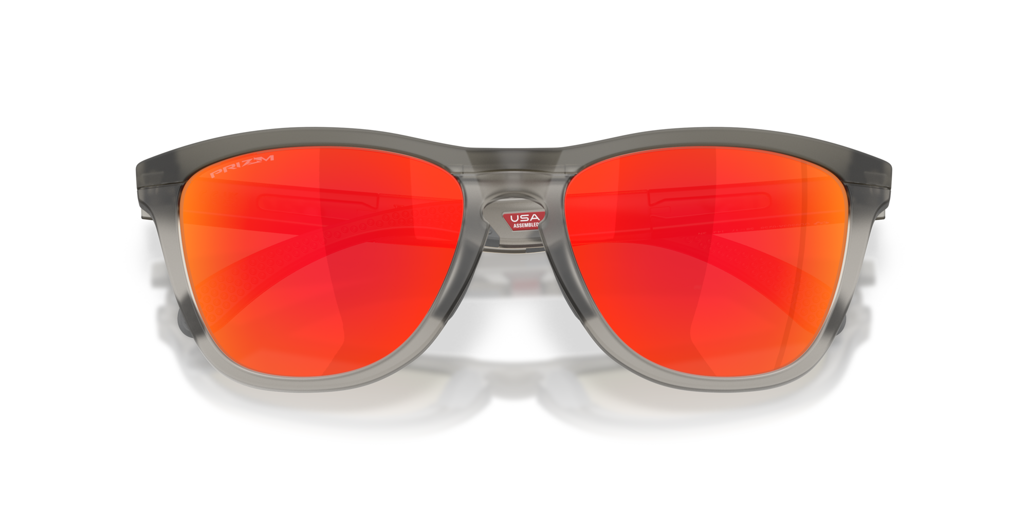 Oakley Okulary przeciwsłoneczne Frogskins Range XL Matte Grey Smoke/Grey Ink / Prizm Ruby OO9503-01