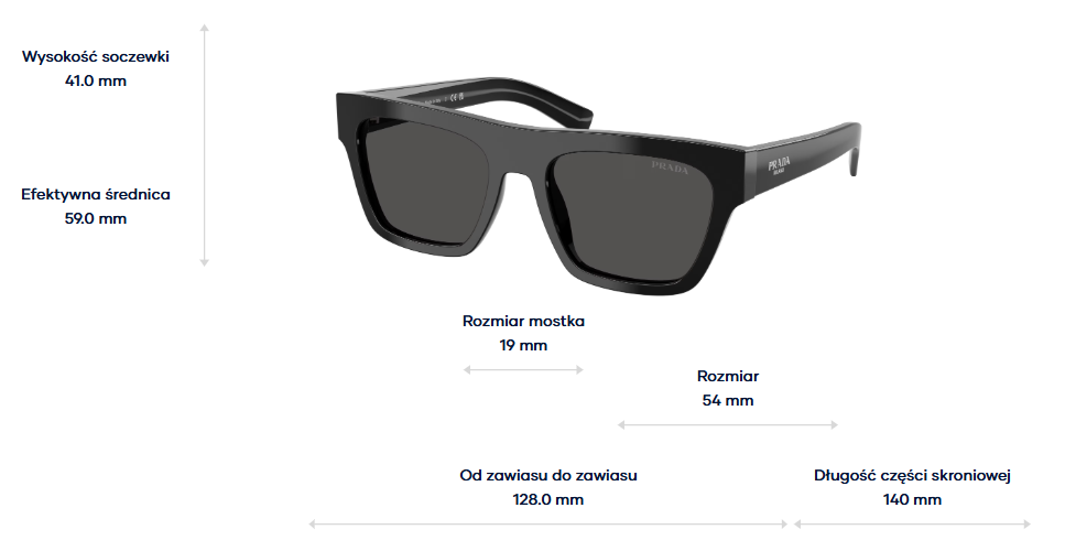 Prada Okulary przeciwsłoneczne PRC03S-16K08Z