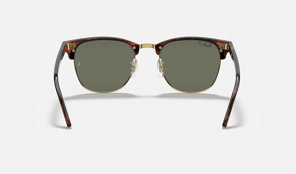 Ray-Ban Okulary przeciwsłoneczne z polaryzacją CLUBMASTER RB3016-990/58