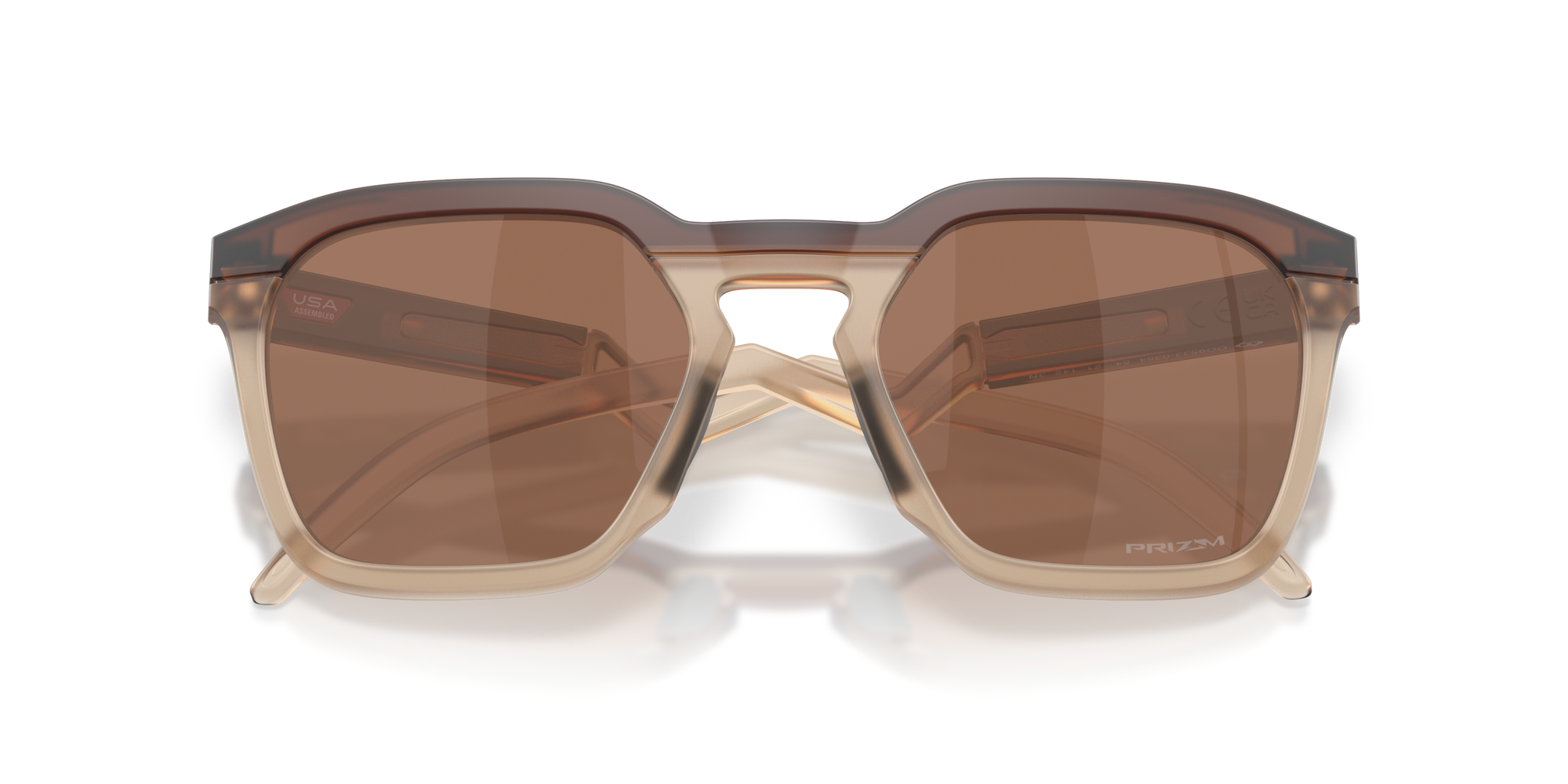Oakley Okulary przeciwsłoneczne HSTN SQ Matte Rootbeer / Prizm Tungsten OO9533-03