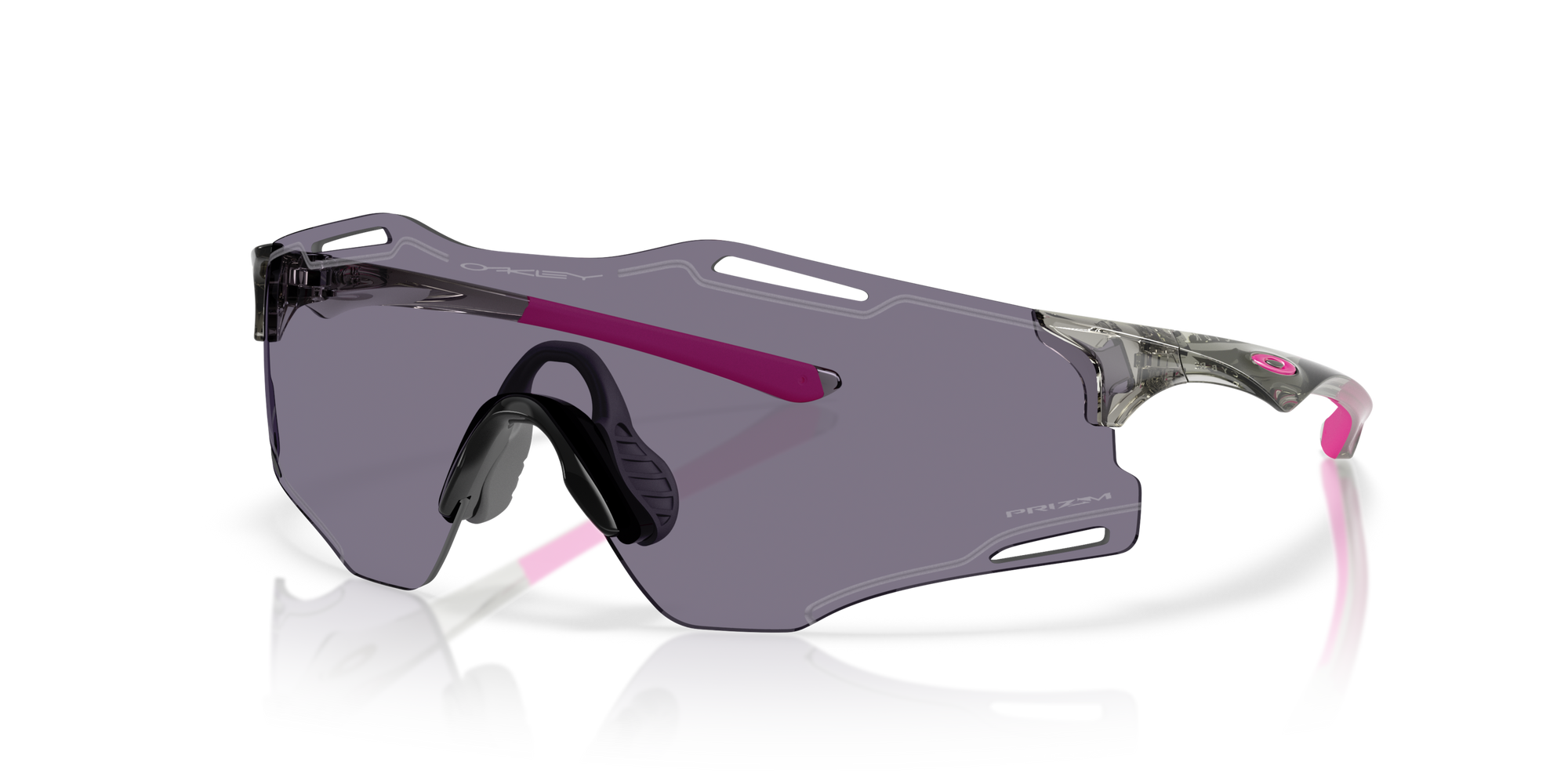 Oakley Okulary przeciwsłoneczne CYBR ZERO Polished Carbon / Prizm Grey OO9512D-05