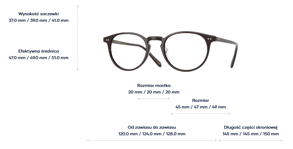 Oliver Peoples Okulary korekcyjne RILEY-R OV5004-1772