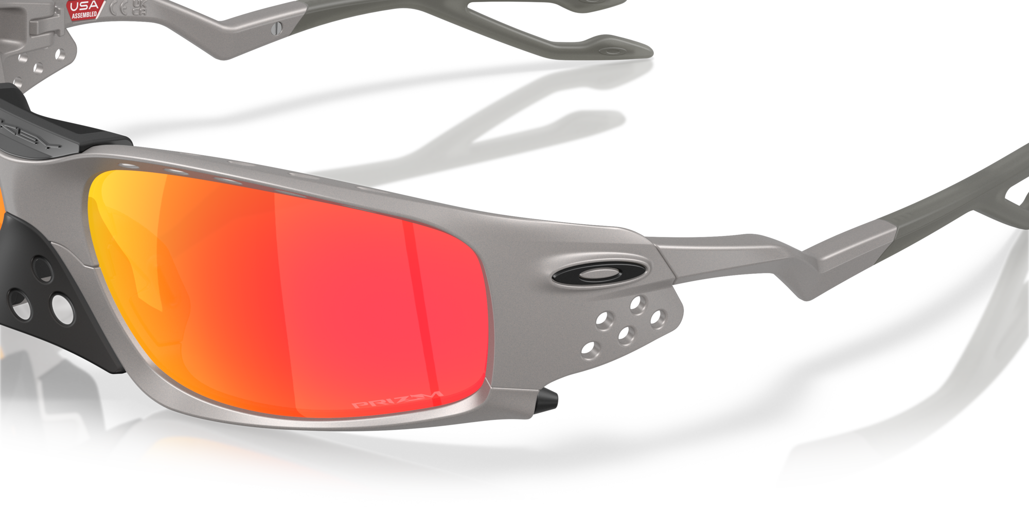 Oakley Okulary przeciwsłoneczne PLANTARIS SQ Titanium / Prizm Ruby OO9529-05