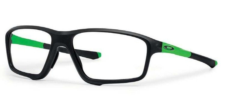 Oakley Okulary korekcyjne Olympic Green Fade Collection CROSSLINK ZERO Satin Neon Green OX8076-05