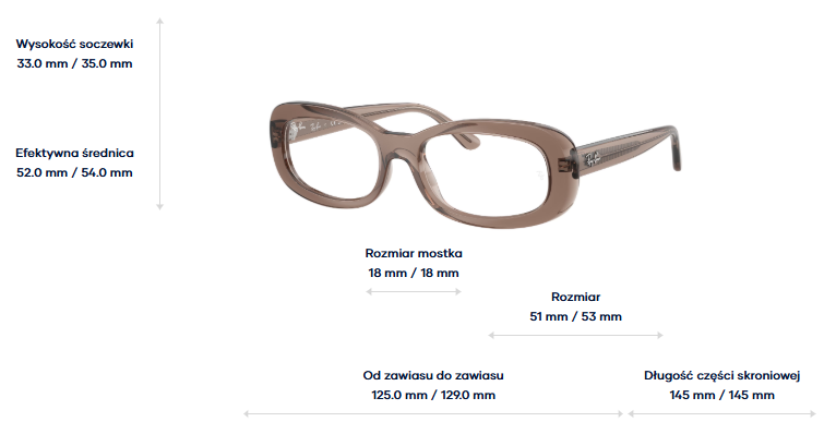 Ray-Ban Vista Optical frame RX2221V-8457