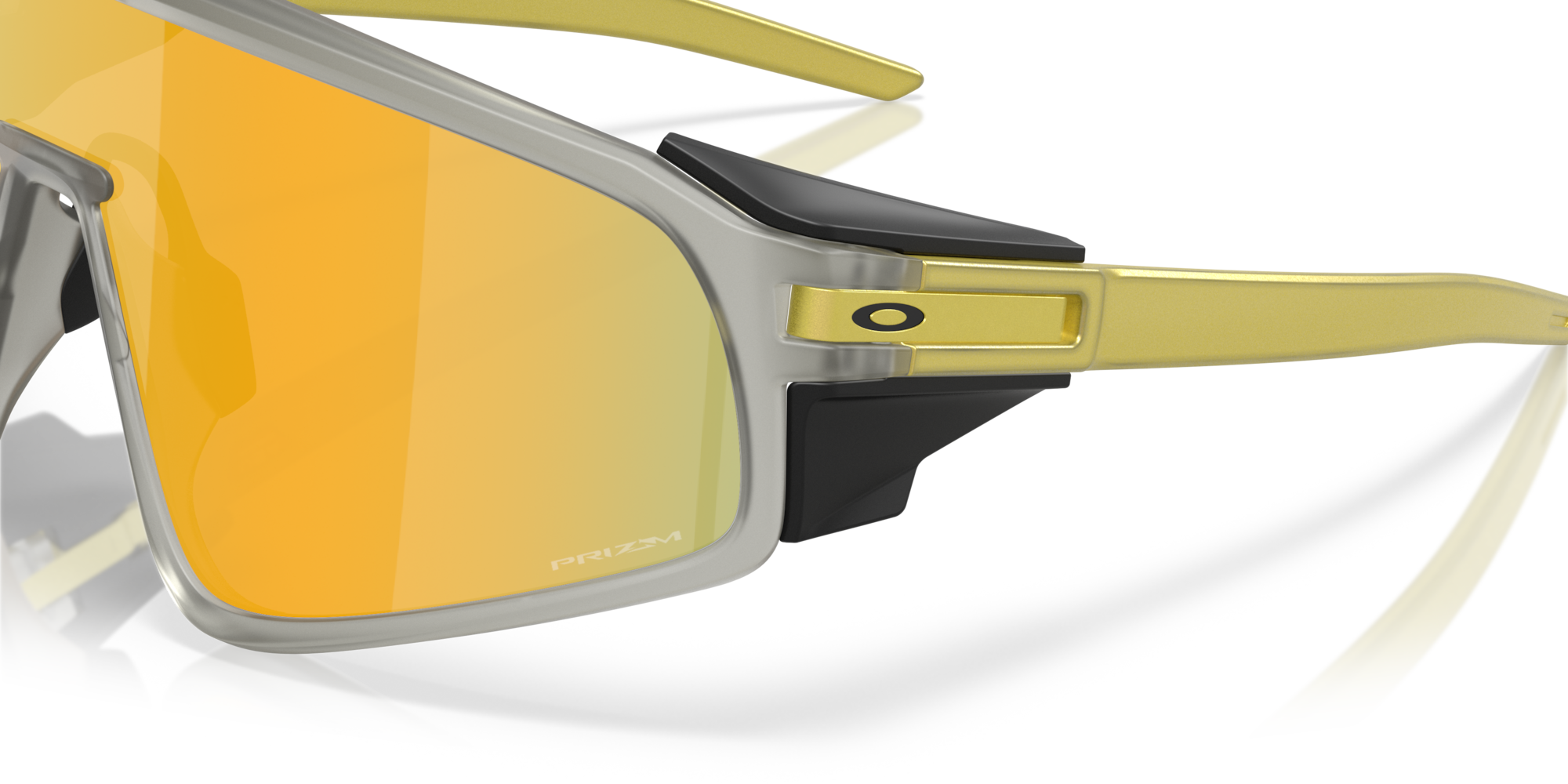 Oakley Okulary przeciwsłoneczne Latch Panel Matte Grey Ink / Prizm 24k OO9404-24