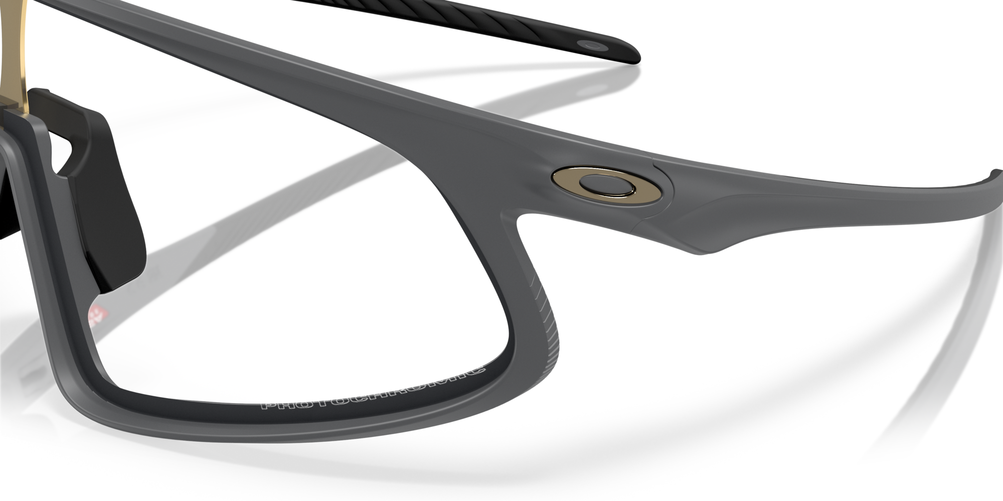 Oakley Okulary przeciwsłoneczne RSLV Matte Carbon / Clear To Black Iridium Photochromic OO9484D-06