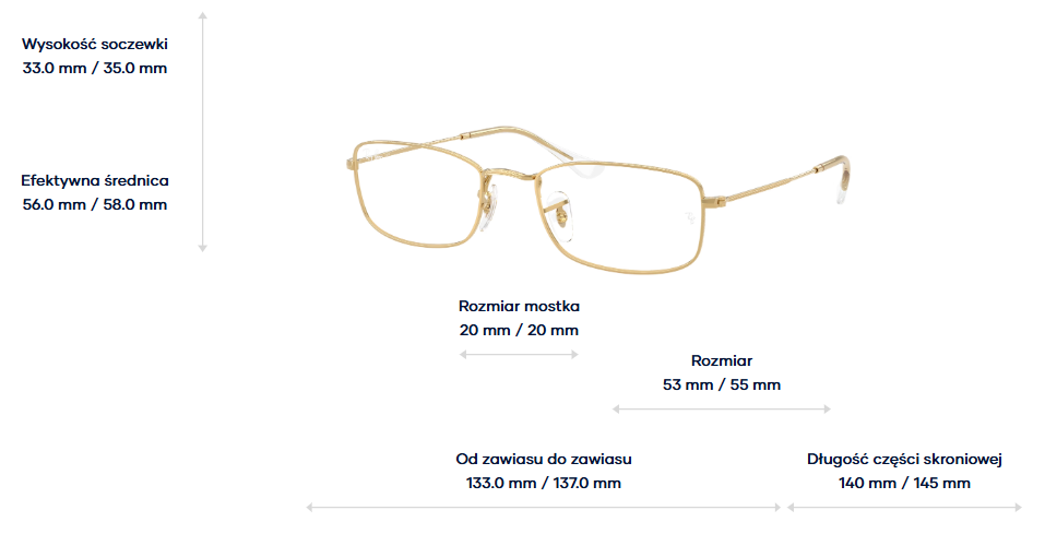 Ray-Ban Vista Okulary korekcyjne RX6647-2500