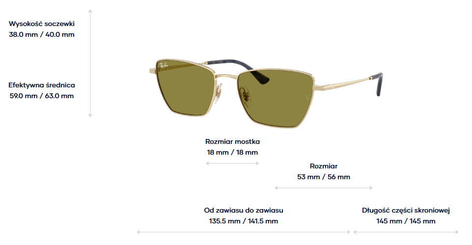 Ray-Ban Okulary przeciwsłoneczne DREA RB3783-9213/2
