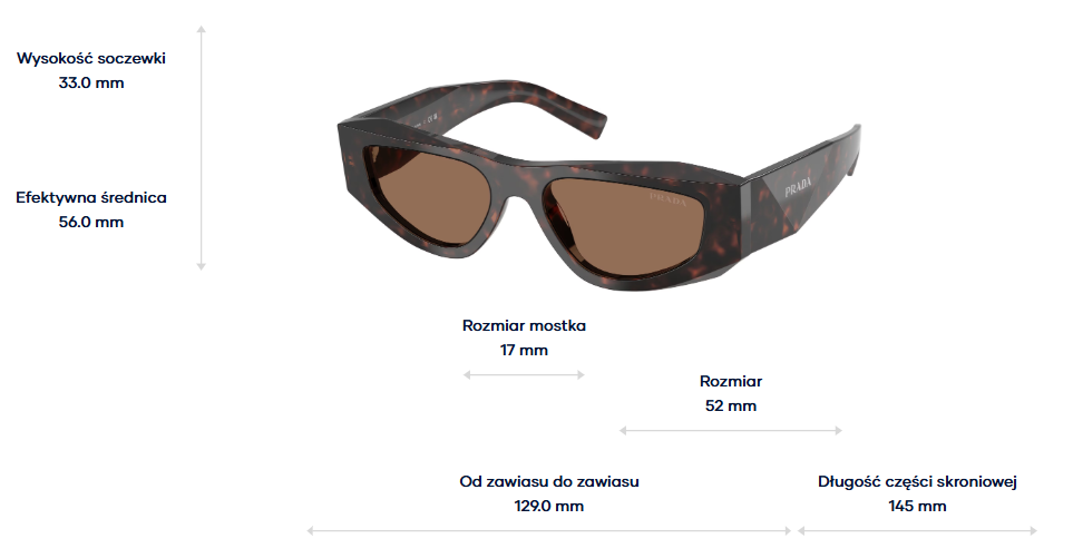 Prada Okulary przeciwsłoneczne PRB19S-17N06B