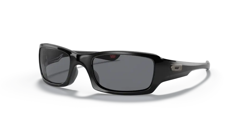 Oakley Sunglasses  FIVES SQUARED Polished Black/Grey OO9238-04