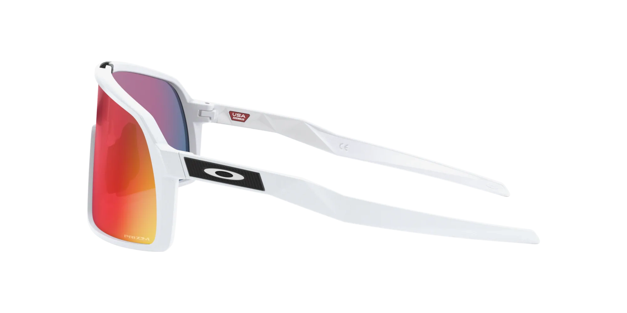 Oakley Okulary przeciwsłoneczne SUTRO S Matte White/Prizm Road OO9462-05