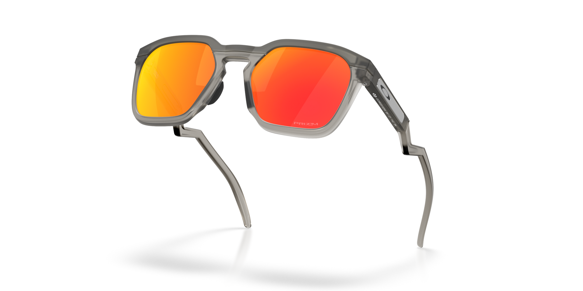 Oakley Okulary przeciwsłoneczne HSTN SQ Matte Grey Smoke / Prizm Ruby OO9533-02