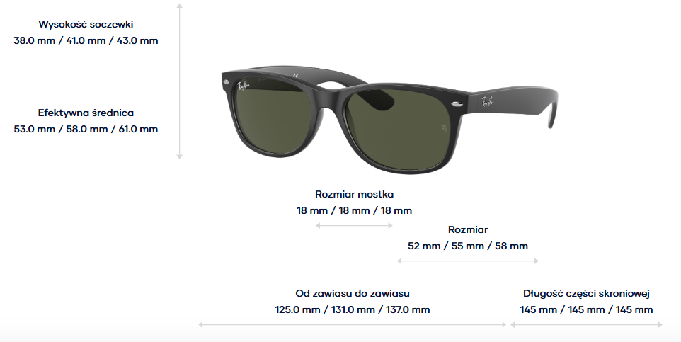 Ray-Ban Sunglasses NEW WAYFARER RB2132 - 618185