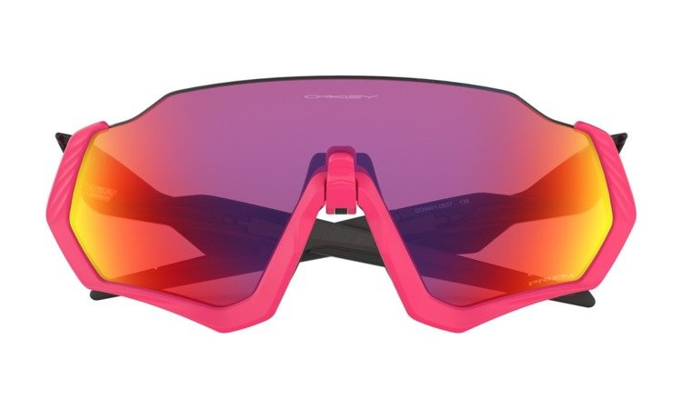 Oakley Okulary Przeciwsłoneczne FLIGHT JACKET Neon Pink/Prizm Road OO9401-06
