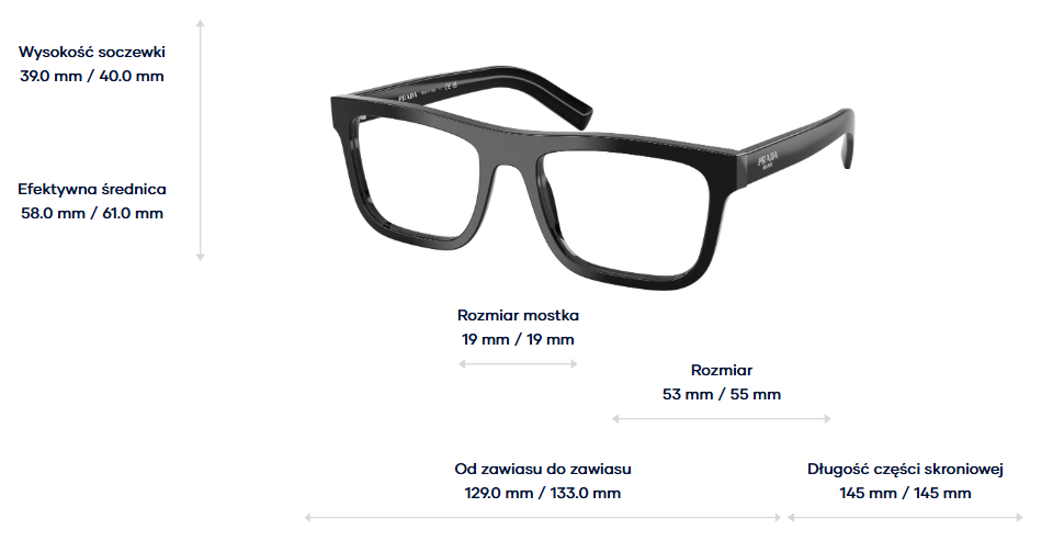 Prada Optical frame PRC03V-16K1O1