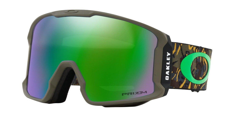 Oakley Goggles Line Miner Camo Vine Jungle / Prizm Snow Jade Iridium OO7070-38