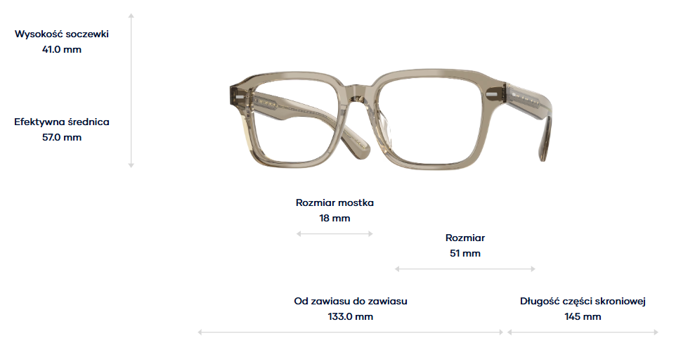 Oliver Peoples Okulary korekcyjne ERRISSON OV5562U-1745