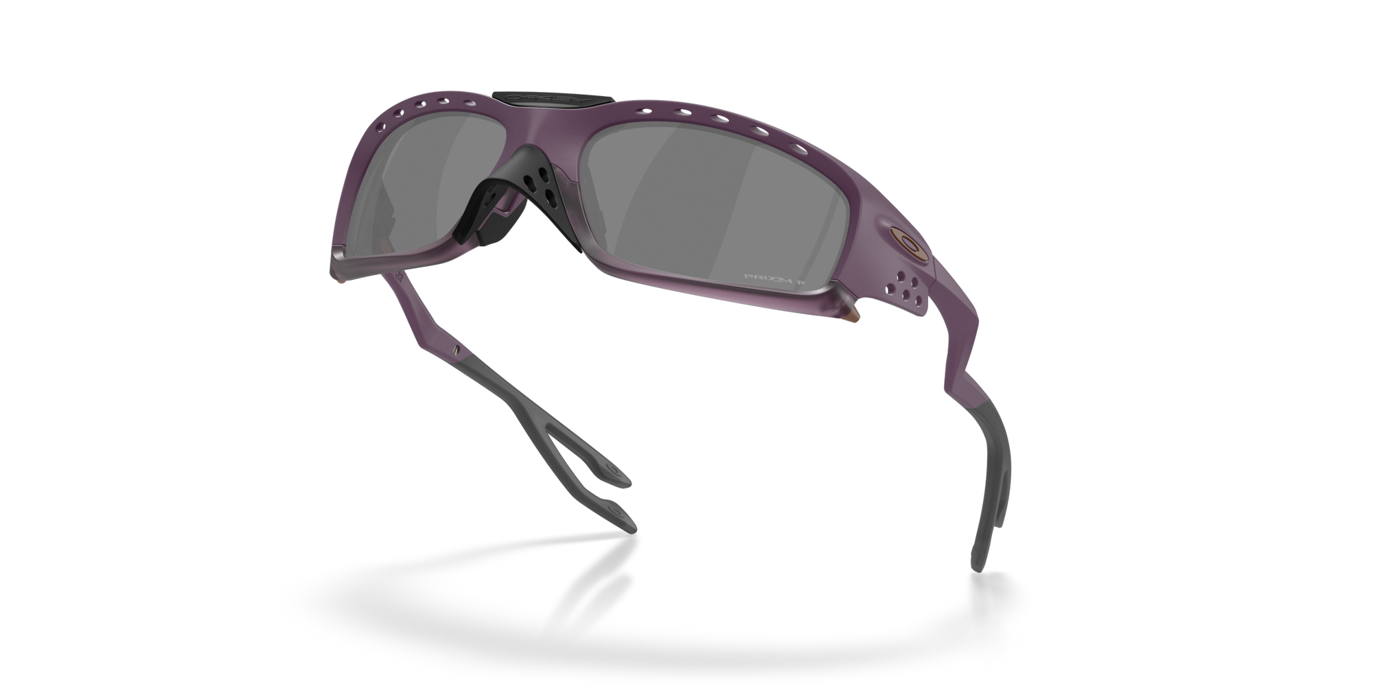 Oakley Sunglasses PLANTARIS SQ Obscura Collection Matte Aubergine/Prizm Black Polarized OO9529-09
