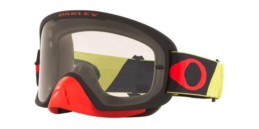 Oakley Gogle O-FRAME 2.0 PRO MX/MTB Tuff Blocks Yellow Red/Clear OO7115-25