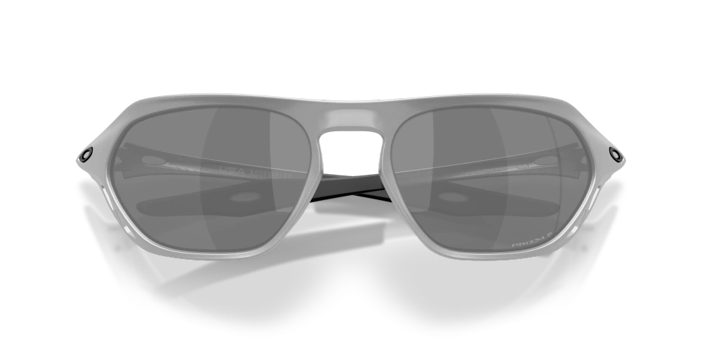 Oakley Sunglasses CAGE JACKET X Silver/Prizm Black Polarized OO9537-09