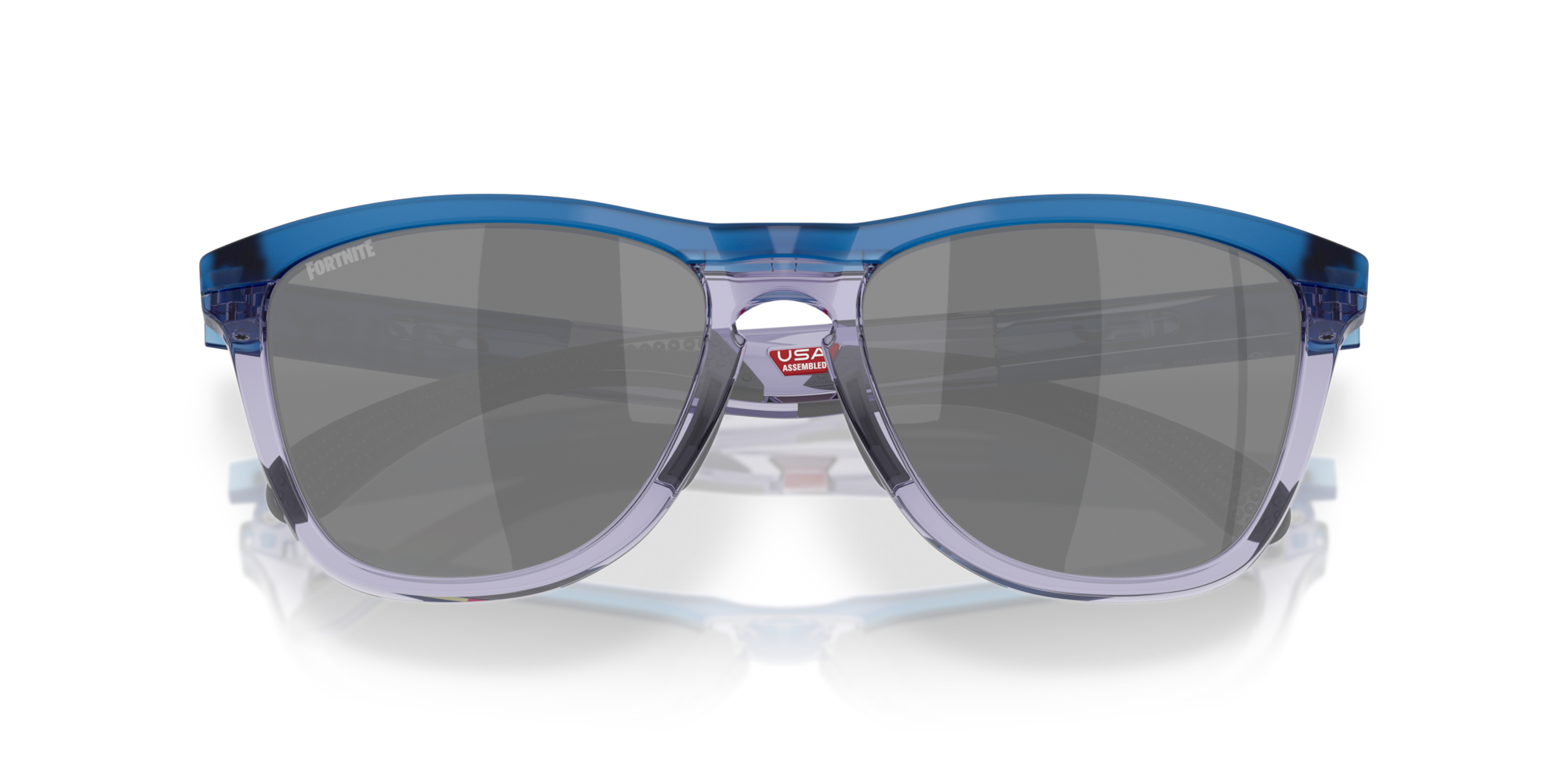 Oakley Okulary przeciwsłoneczne Matte Transparent Blue /Prizm Black FROGSKINS RANGE OO9284-16
